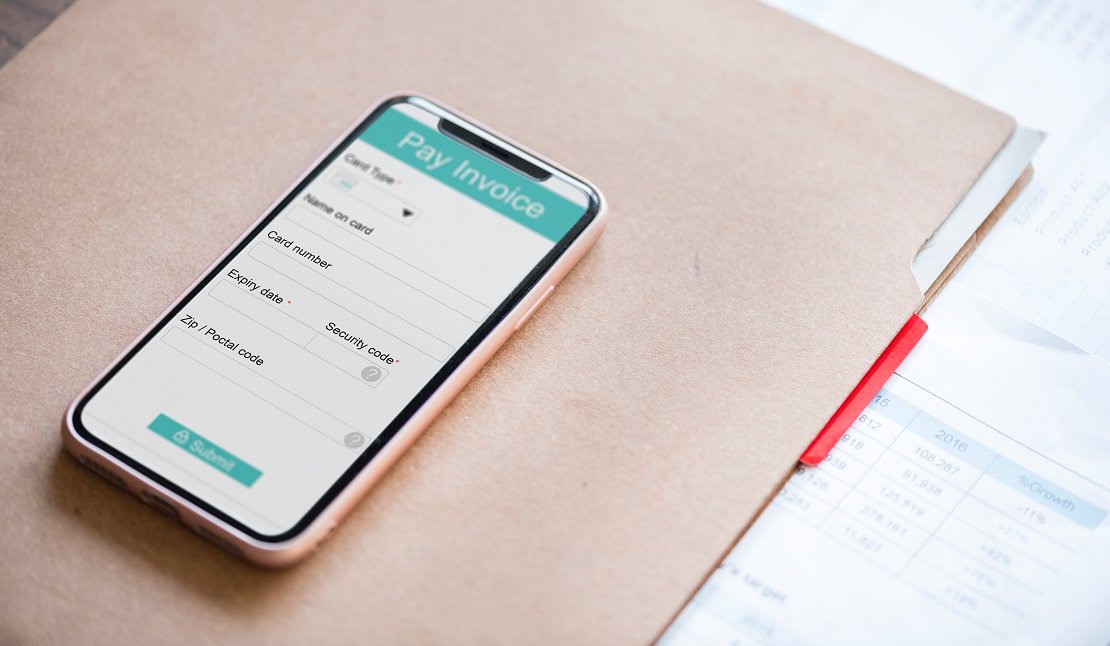 Mobile invoice for member payment on cell phone